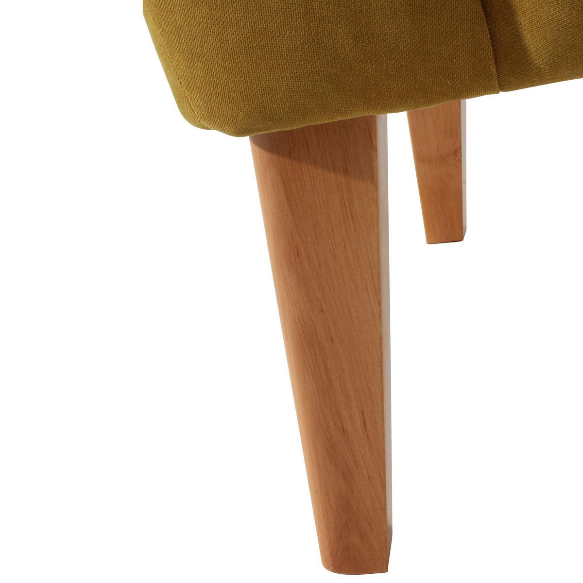 SESSEL Kaiya Bezug Veloursstoff Buche natur / mais - Gelb, Kunststoff (71/97/82cm) - 58aufmkessel