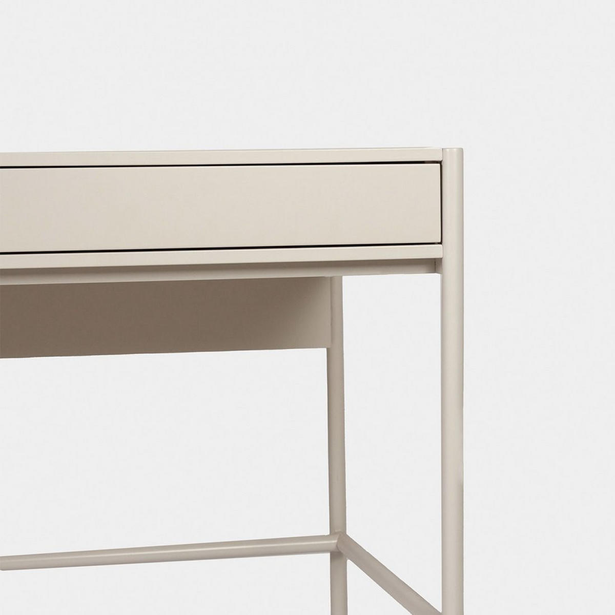 SCHREIBTISCH Cleo Grau 120 cm x 78 cm - Grau, Holzwerkstoff (60/120/78cm) - Klast Home