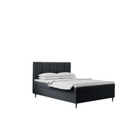 BOXBETT Mit Bettkasten Matratze ADEL Stoff Monolith Dunkelgrau 120x200 cm H2-Pocket - Schieferfarben, Holz/Textil (120/200cm) - Kaiser Möbel