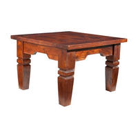 COUCHTISCH Akazie 60x60x40 nougat lackiert OXFORD #426 - Dunkelbraun, Holz (60/60/40cm) - Massivmoebel24