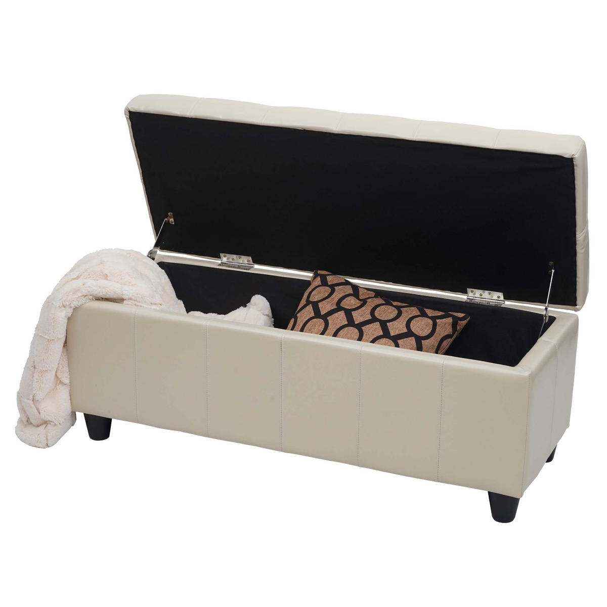 AUFBEWAHRUNGS-TRUHE Beige - Beige, Textil (114/45/45cm) - MCW