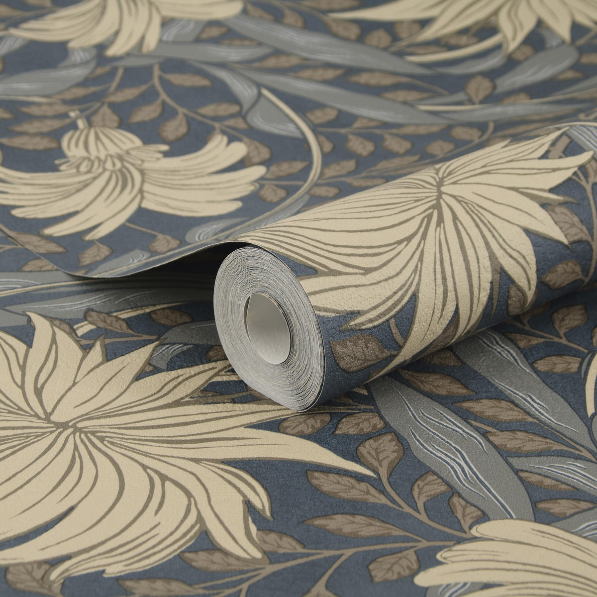 VLIESTAPETE - Jolie Blue - Blau, Papier/Kunststoff (53/1000cm) - Sublime