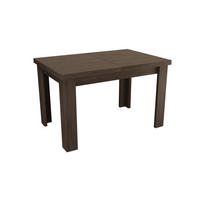 ESSTISCH ausziehbar 120-160 x 80 x 75,5 cm Esche dunkel - Dunkelbraun, Holzwerkstoff (80/120/75.5cm) - Koseto