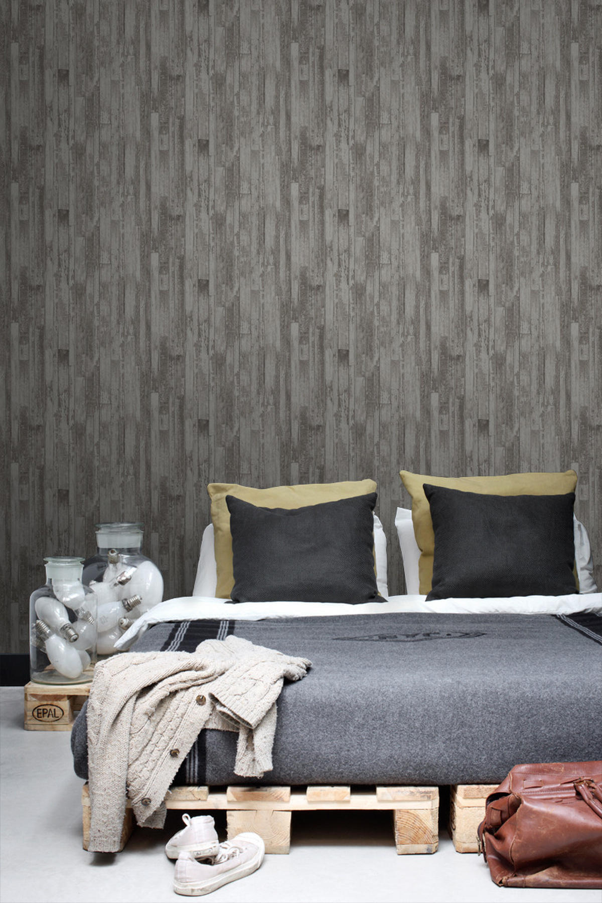 TAPETE Holz-Optik 53 cm x 10.05 m - Braun, Papier (53/1000cm) - ESTAhome