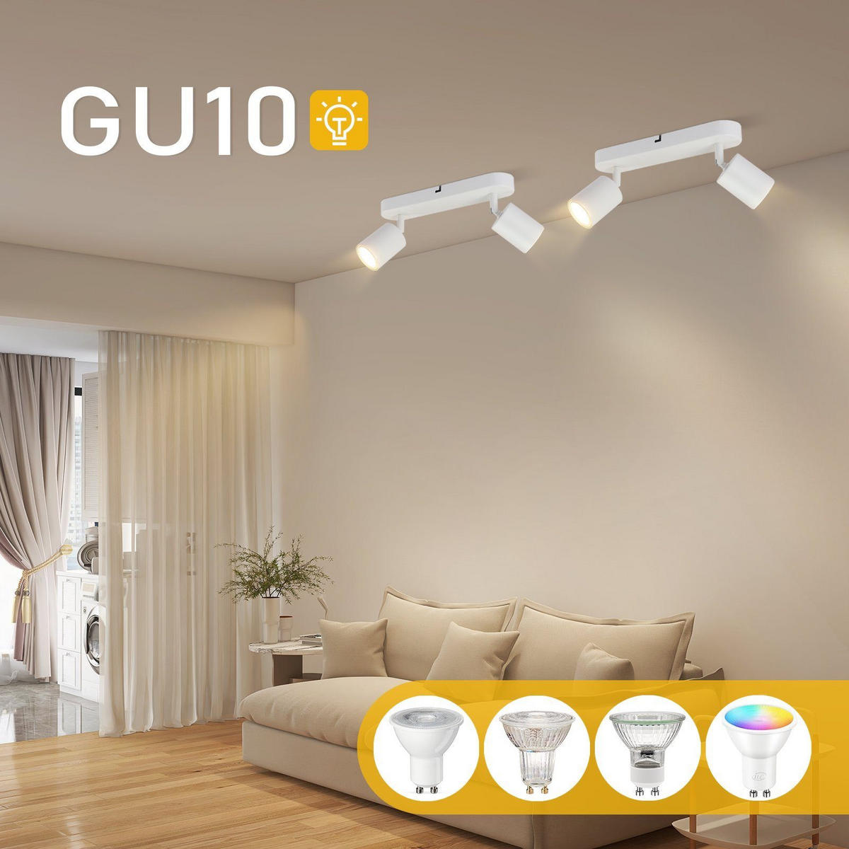 STRAHLER Freiheit 27/7/14 cm - Weiß, Metall (27/7/14cm) - Nettlife