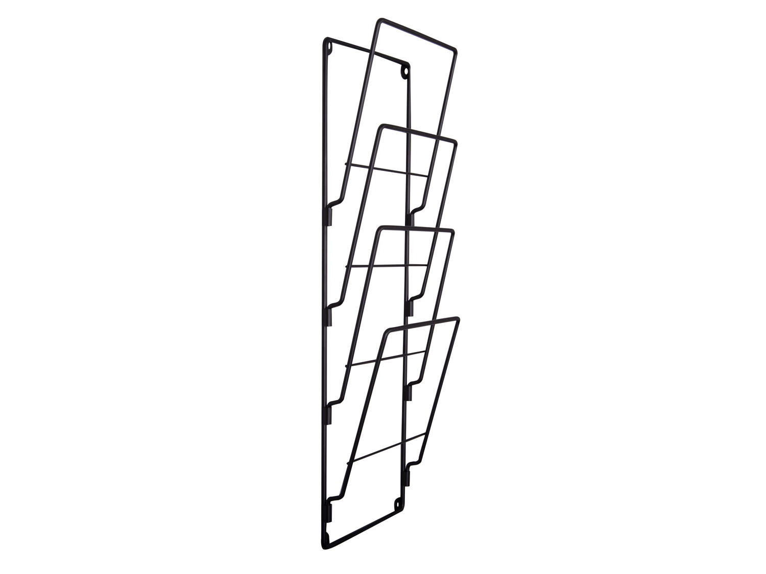 ZEITSCHRIFTENHALTER Wire - Schwarz - 19/7/59 cm - Schwarz, Metall (7/59/19cm) - Present Time