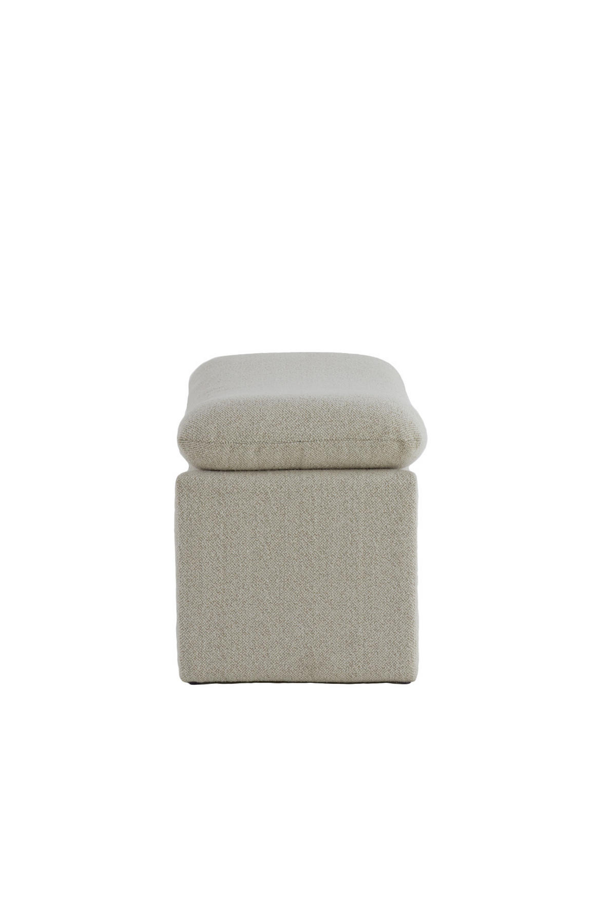 POEF Dasha Braun 80/40/48,5 cm - Beige, Holz (40/48.5/80cm) - Light & Living