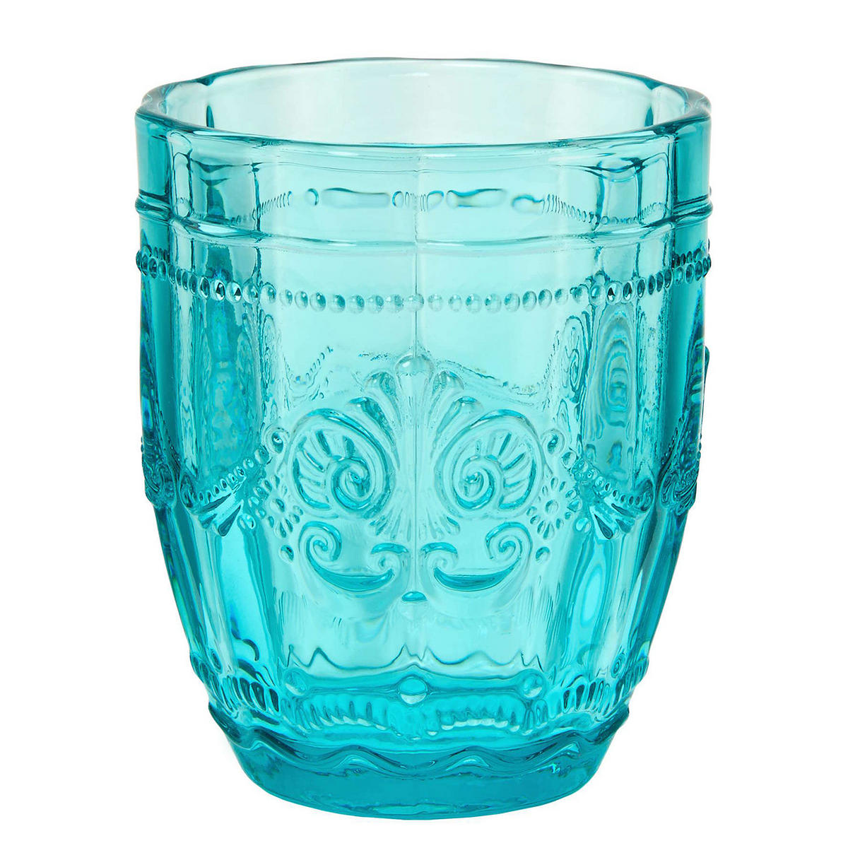 TRINKGLÄSER (6er Set) Victorian 250 ml - Türkis, Glas (0.25L) - Butlers