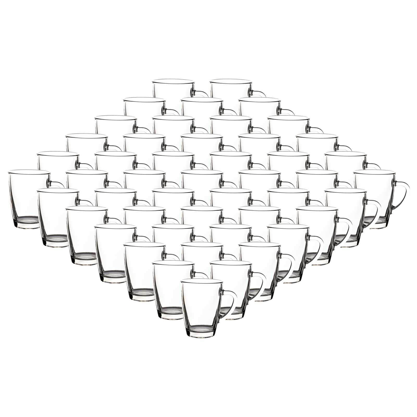 KAFFEEBECHER TEEBECHER Nordic transparent 300 ml 48er Set - Transparent, Glas (0.3L) - Van Well