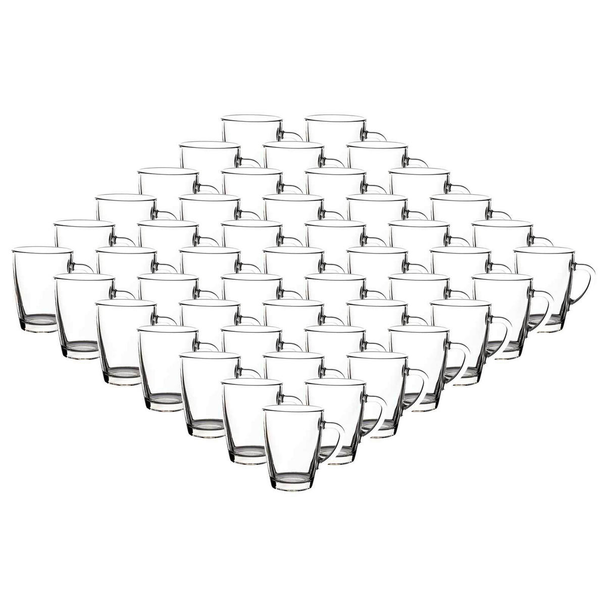 KAFFEEBECHER TEEBECHER Nordic transparent 300 ml 48er Set - Transparent, Glas (0.3L) - Van Well