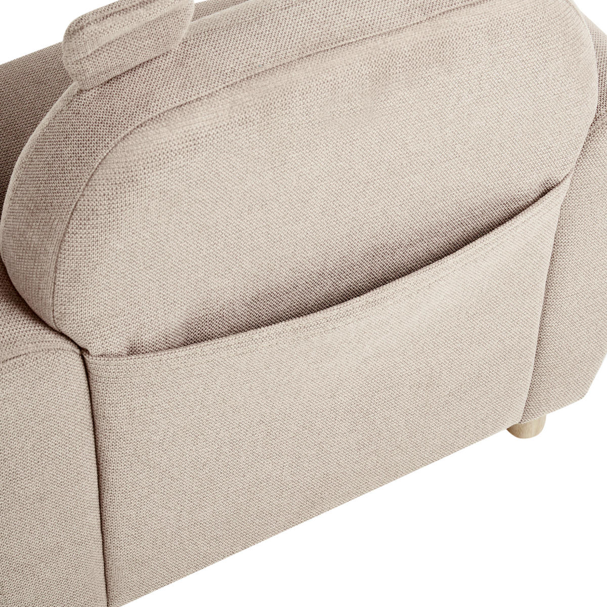 KINDERSESSEL Nilpferd Stoff Taupe Maribo - Taupe, Textil (61/59/44cm) - Beliani