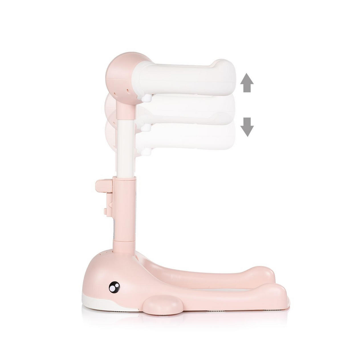 BABYDUSCHHILFE Wal rosa faltbar höhenverstellbar Duschhalter - Rosa, Kunststoff (45/57cm) - Chipolino