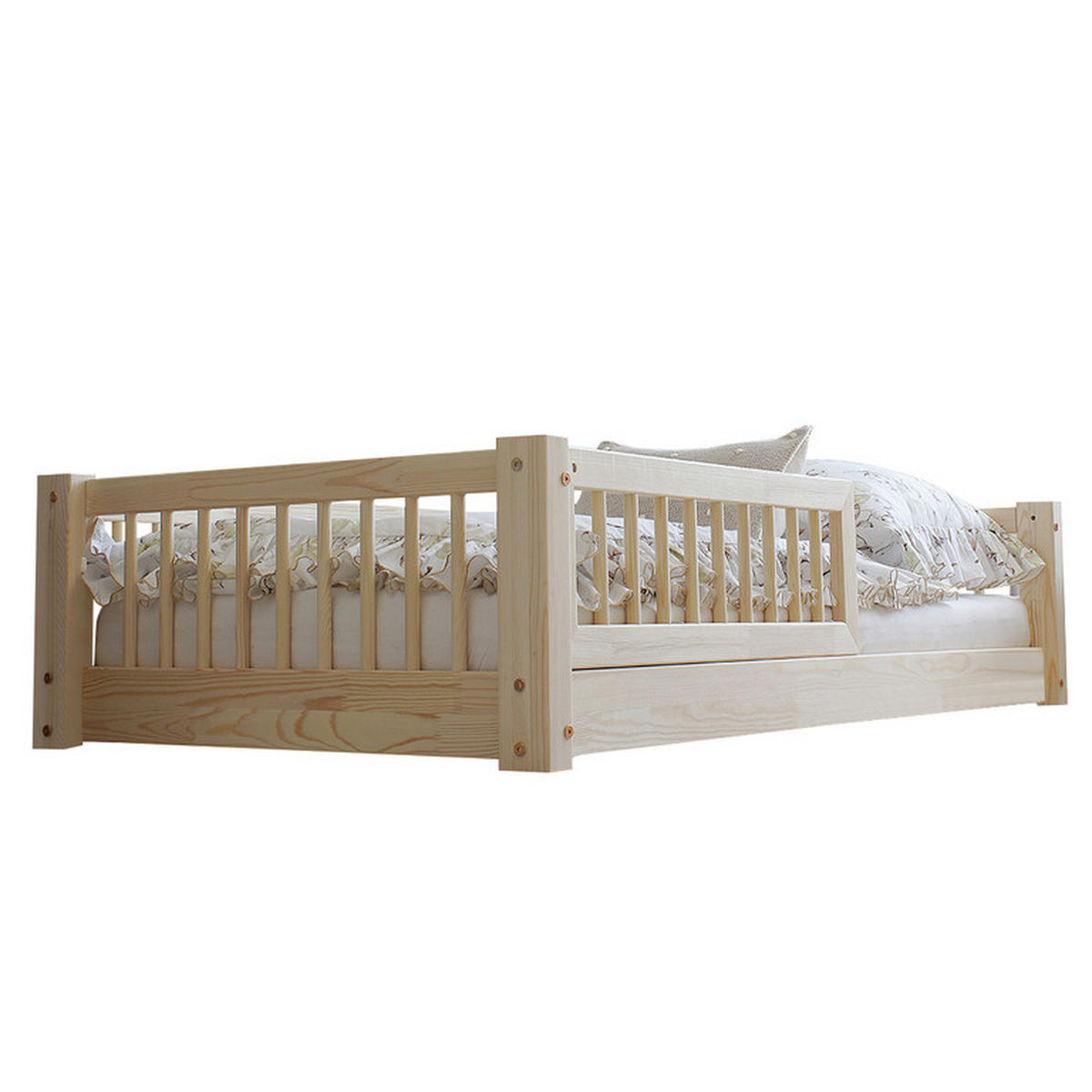 POSTEL 90/190 Adèle Přírodní dřevo - hnědá, dřevo (90/190cm) - Petits-meubles