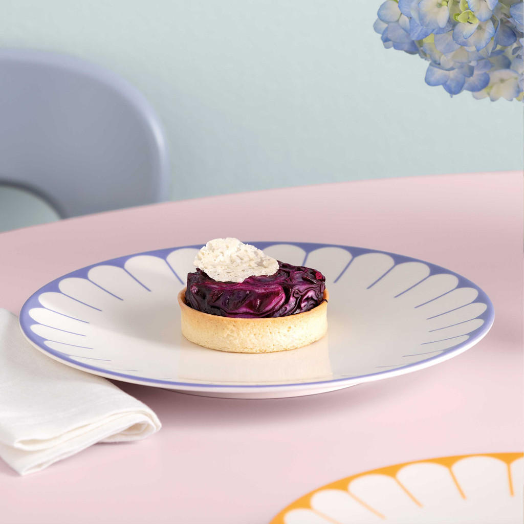 SPEISETELLER Fleur Couleur Bleu ø 26,6 cm 6er Set - Blau, Keramik (26.6cm) - Villeroy & Boch