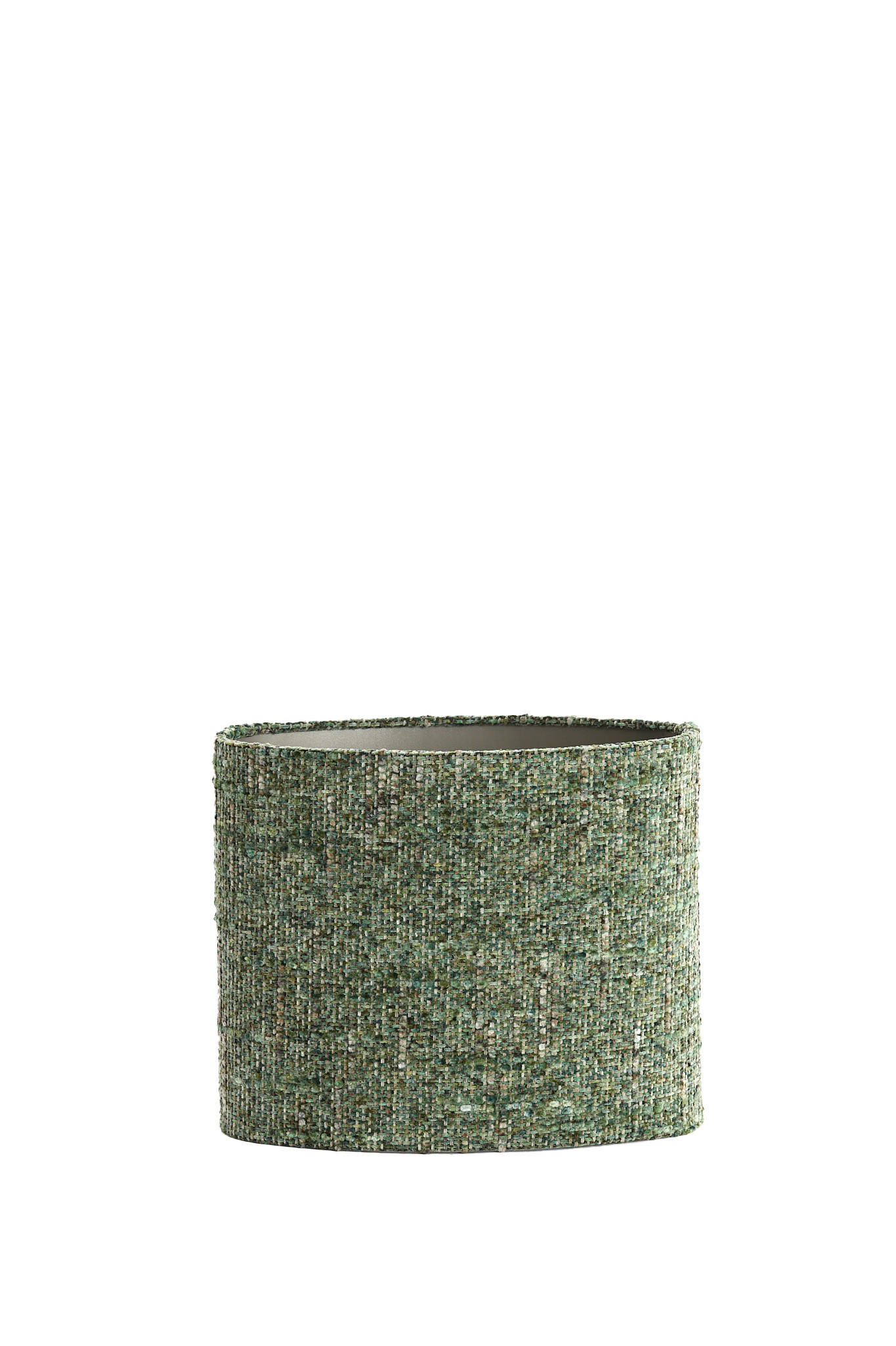 LAMPENSCHIRM Osire Grün 30/15/25 cm - Grün, Textil (30/15/25cm) - Light & Living