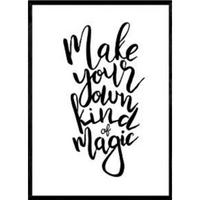 POSTER Machen Sie Ihre Eigene Magic A3 Rahmenlos - Klar, Papier (29.7/5/42cm) - Nacnic