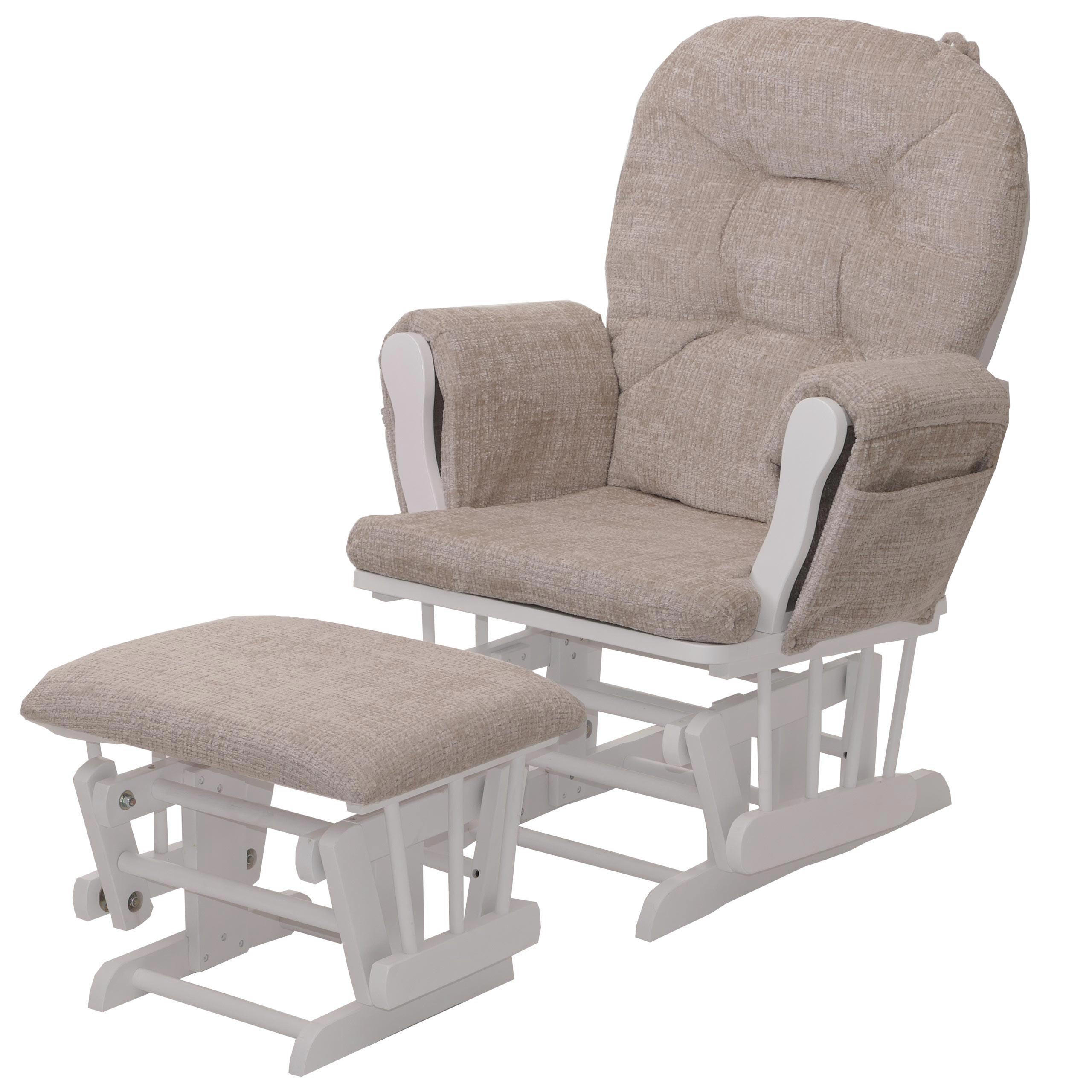 RELAXSESSEL Cremeweiß, Weiß - Weiß, Textil (75/100/71cm) - MCW