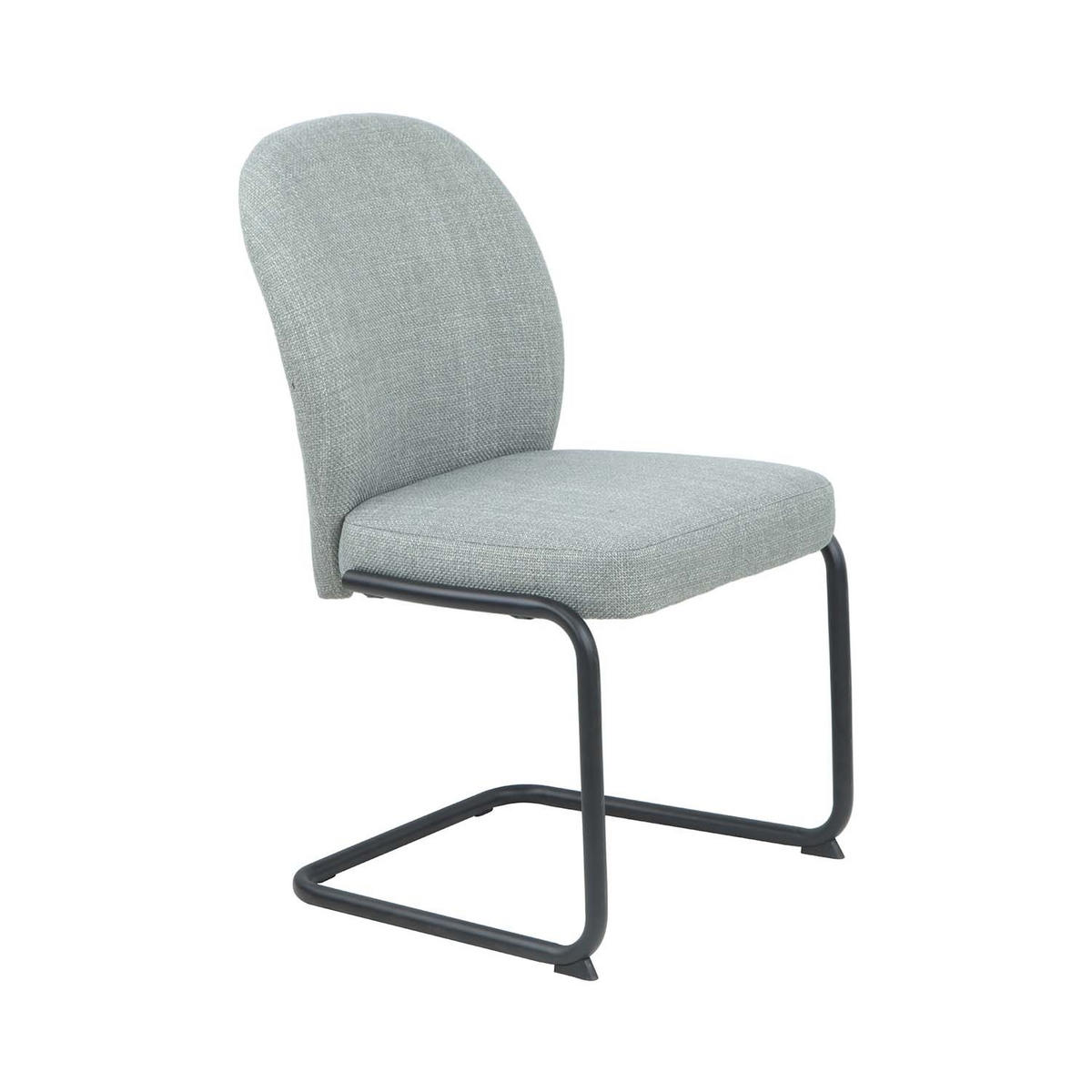 SCHWINGSTUHL 2 Stück Karen II - Mint - Schwarz/Mintgrün, Textil/Metall (53/90/62cm) - Hela Vertriebs GmbH