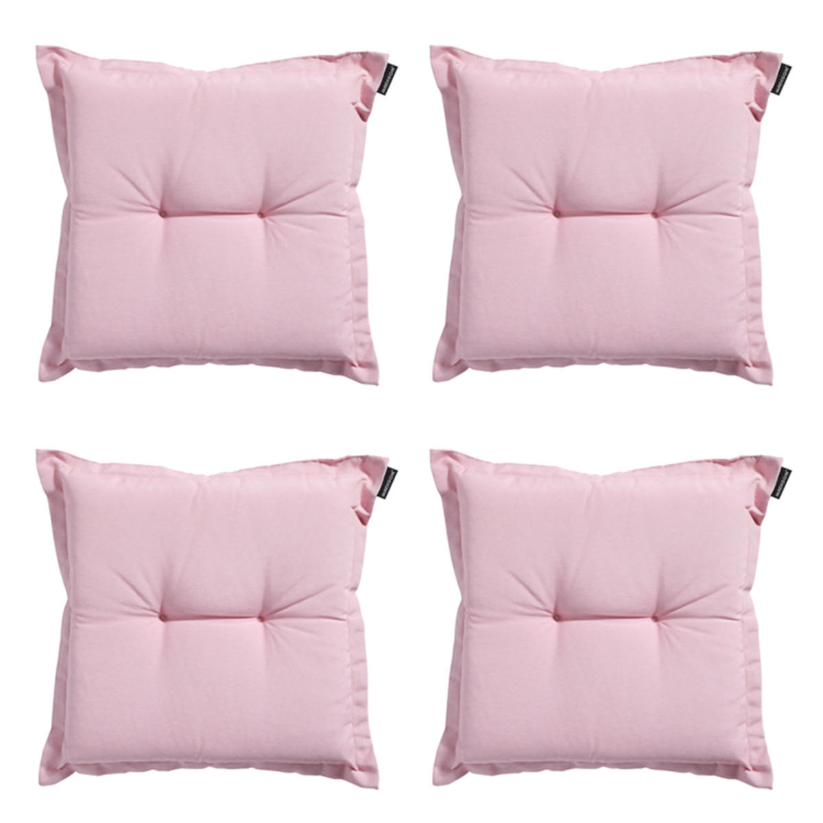 SITZKISSEN Panama 50/50 cm 4er-Set - Pink, Textil (50/5/50cm) - Madison