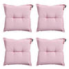 SITZKISSEN Panama 50/50 cm 4er-Set - Pink, Textil (50/5/50cm) - Madison