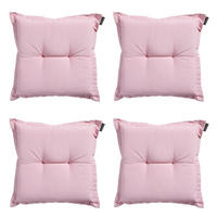 SITZKISSEN Panama 50/50 cm 4er-Set - Pink, Textil (50/5/50cm) - Madison
