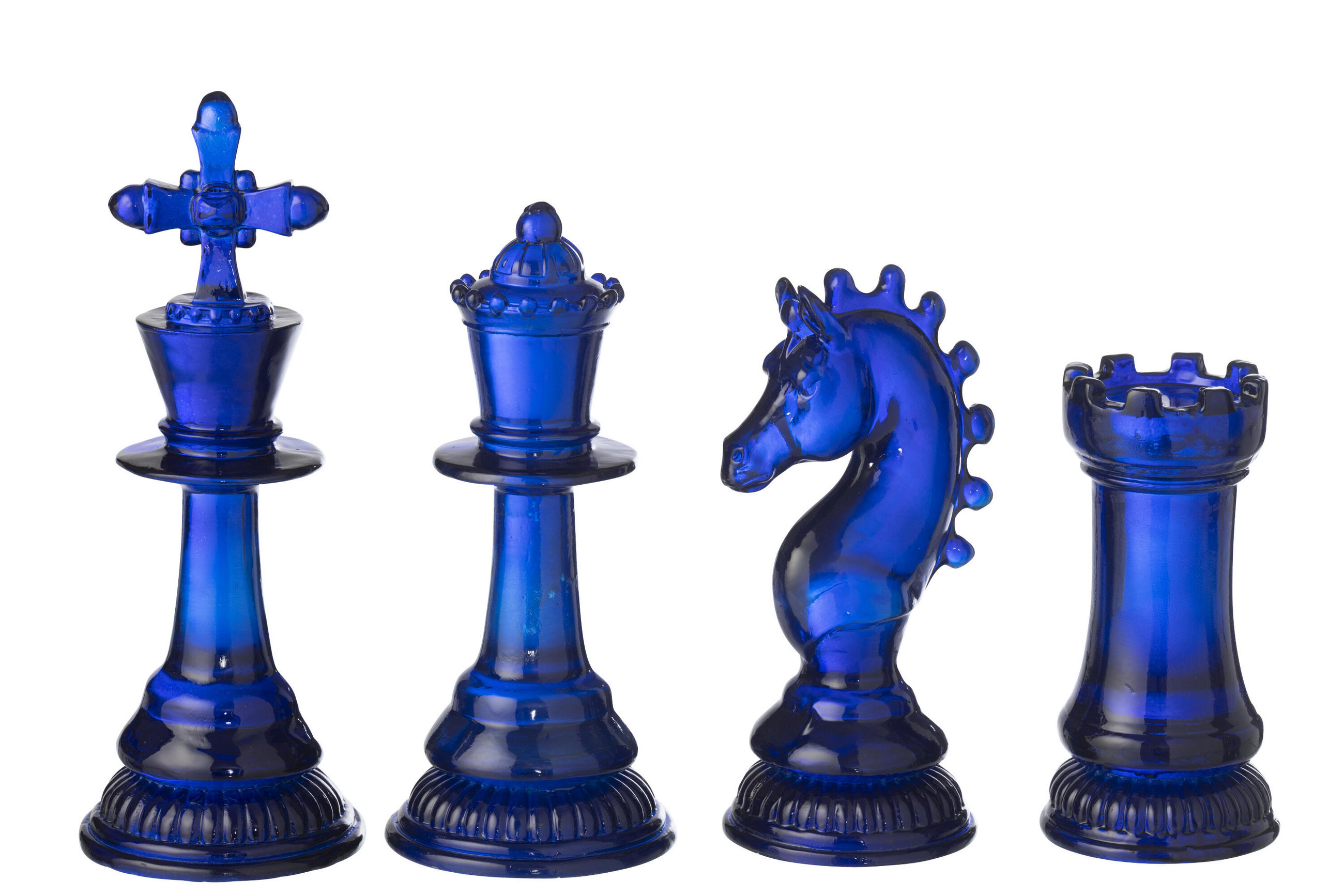 J-Line Dekoobjekt Blau 12x26.2x12 cm