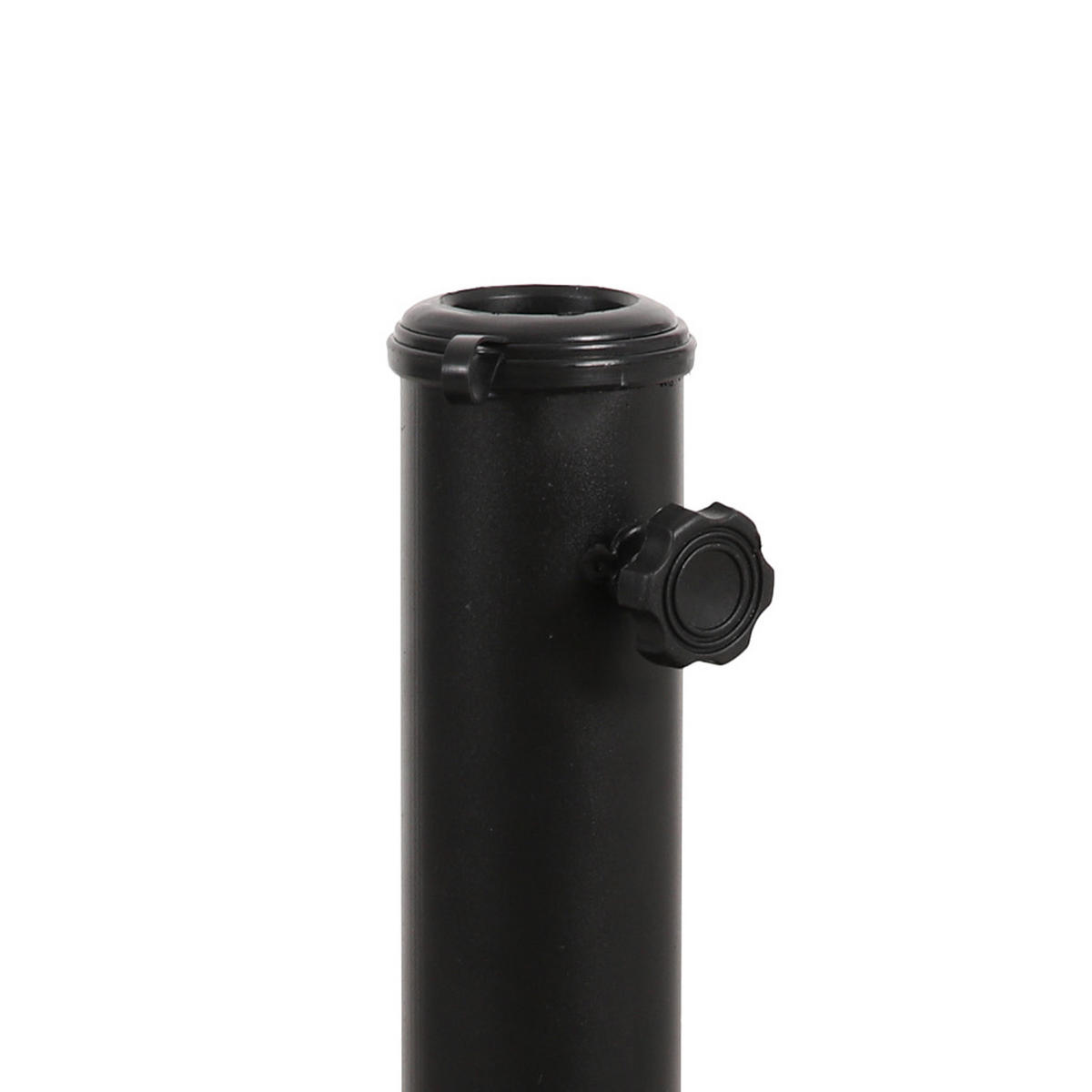 SONNENSCHIRMSTÄNDER Beton - Schwarz, Stein (41.5/41.5cm) - SVITA