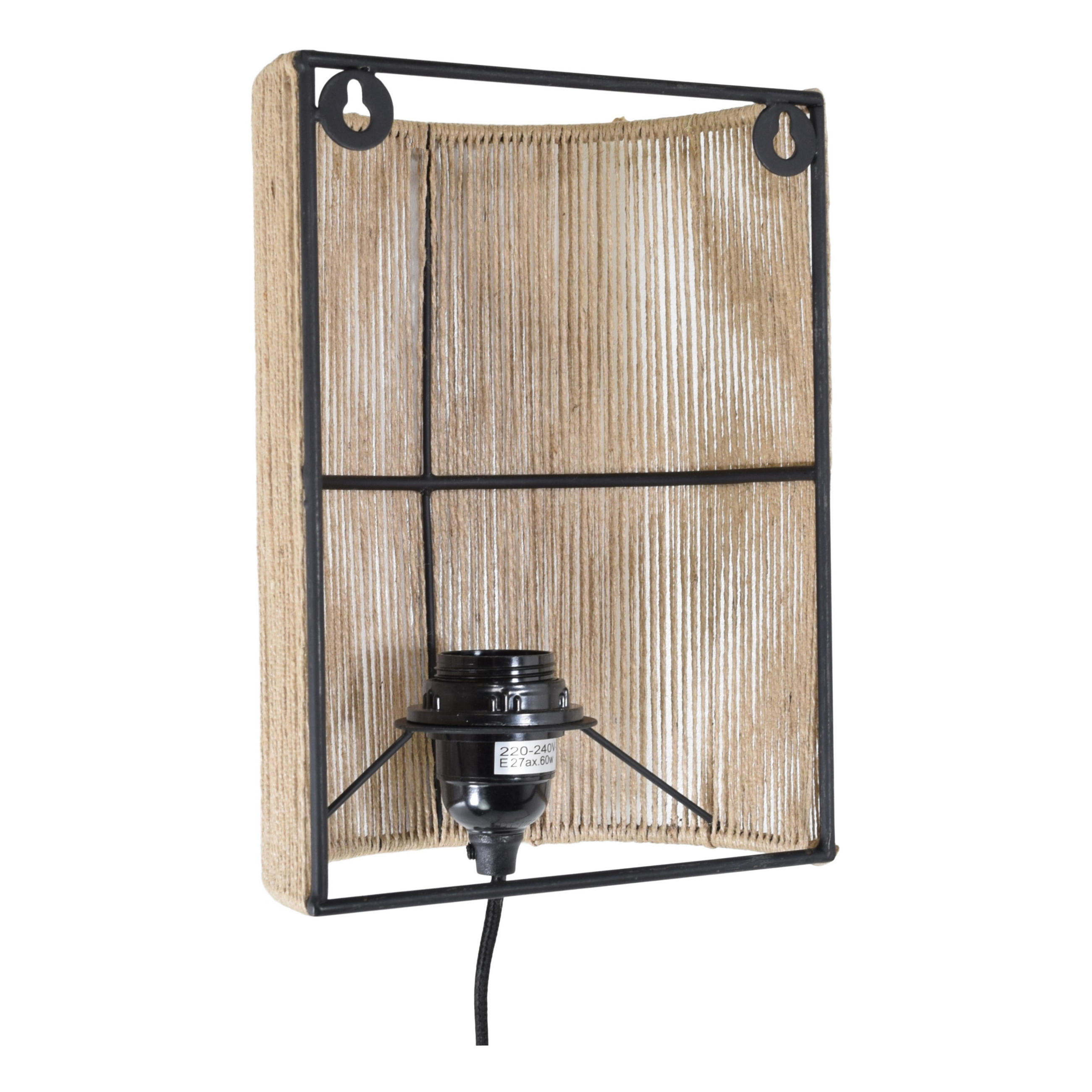 WANDLAMPE Diro - Hellbraun, Metall (18/26/11cm) - Urban Interiors