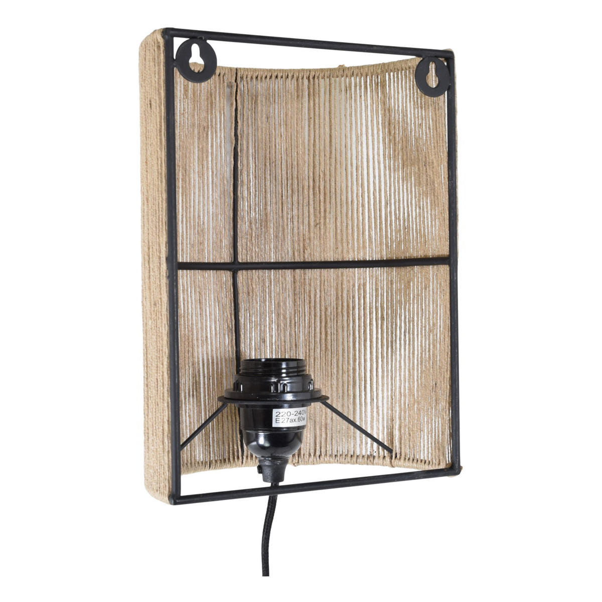 WANDLAMPE Diro - Hellbraun, Metall (18/26/11cm) - Urban Interiors