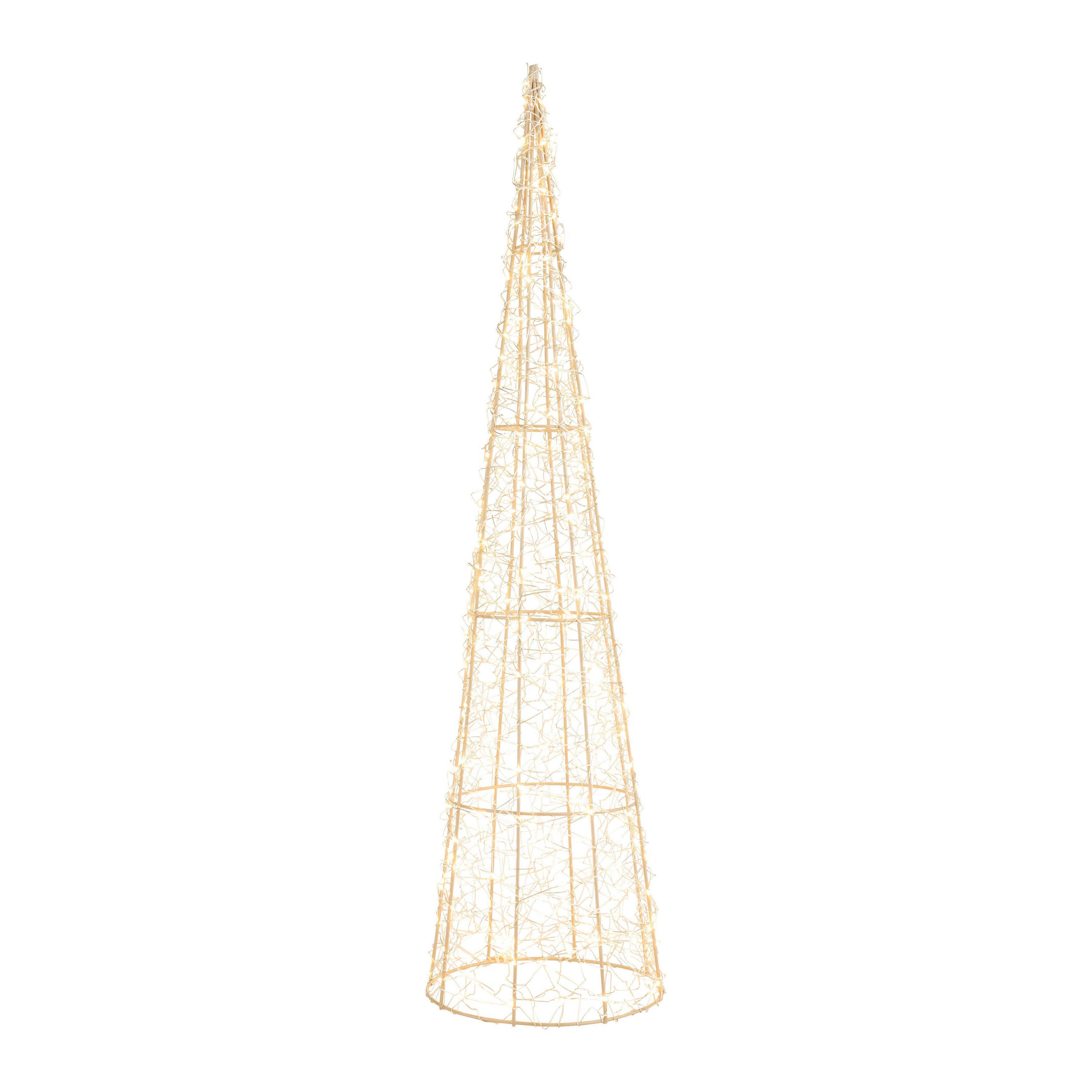 DEKOWEIHNACHTSBAUM Natal Goldfarben - Transparent, Metall (60cm)