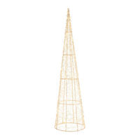 DEKOWEIHNACHTSBAUM Natal Goldfarben - Transparent, Metall (60cm)