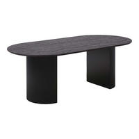 ESSTISCH Dunkelbraun - Dunkelbraun, Holzwerkstoff (210/100/75cm) - ebuy24