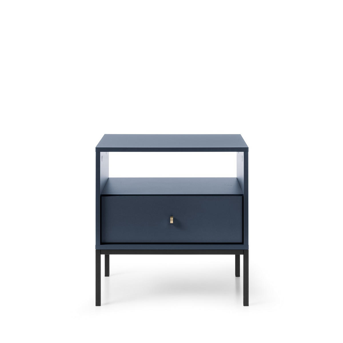 NACHTTISCH MONDO 53,6/56,2/39 cm Blau - Blau, Holzwerkstoff (53.6/56.2/39cm) - MASSENO