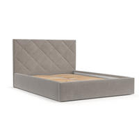 POLSTERBETT Torno 160/200 cm Beige im Asti Stoff - Beige/Schwarz, Holz/Holzwerkstoff (160/200cm) - AltaBeds