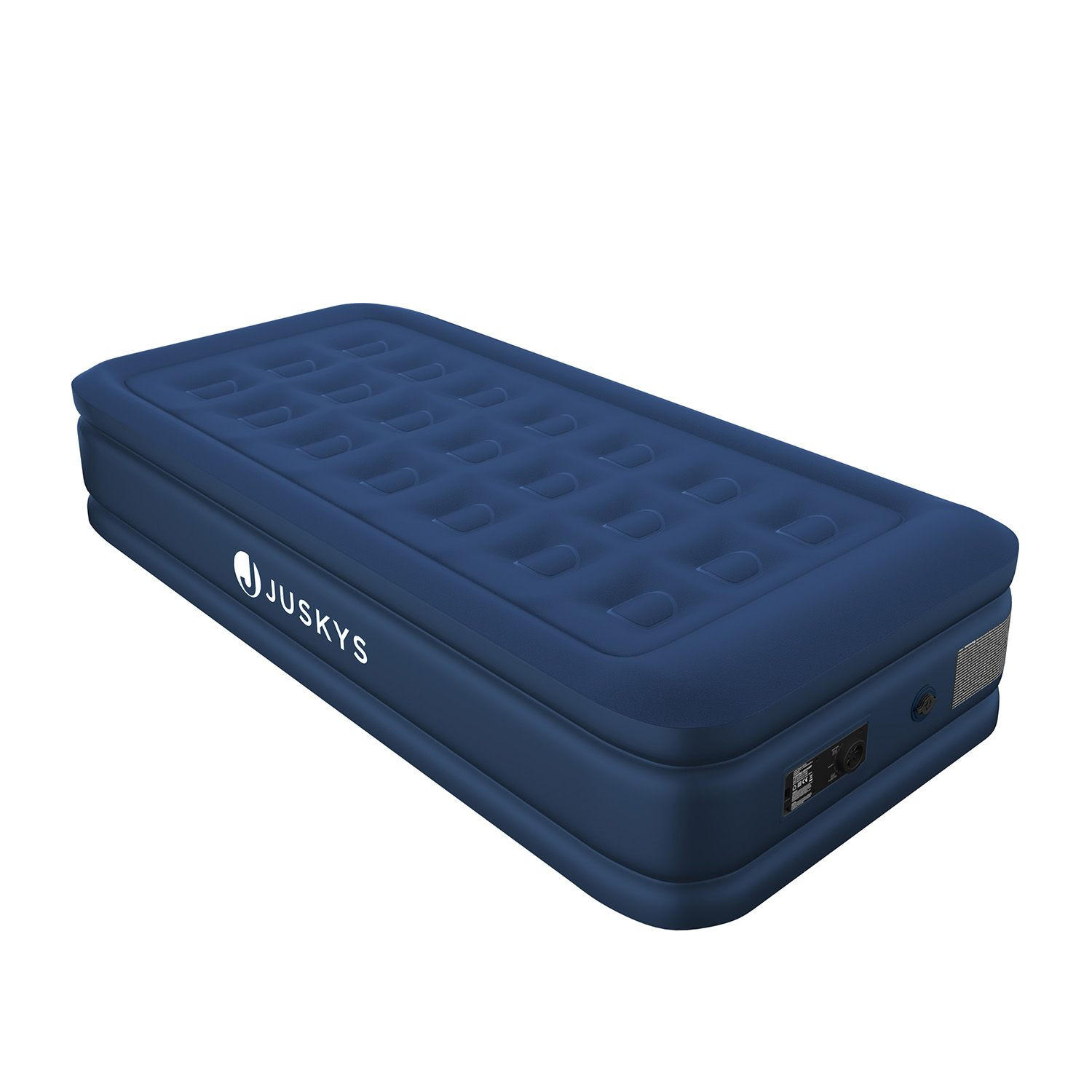 LUFTBETT Sapri M blau inkl. Tragetasche - Blau, Kunststoff (87/185cm) - Juskys