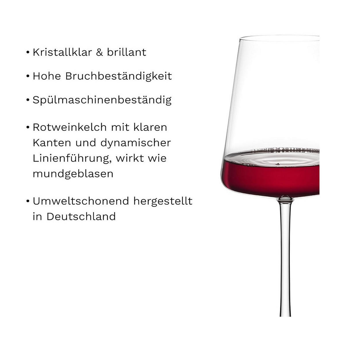 ROTWEINKELCH Power 2er Set - Transparent, Glas (0.52L) - Stölzle