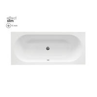 BADEWANNE Rechteck VITAE SLIM 180/80 Ablauf & Füße - Weiß, Kunststoff (80/55.5/180cm) - bad land