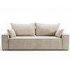 SOFA 230/90/70 Beige Sivra - Beige, Kunststoff/Textil (230/70/90cm) - Graingold