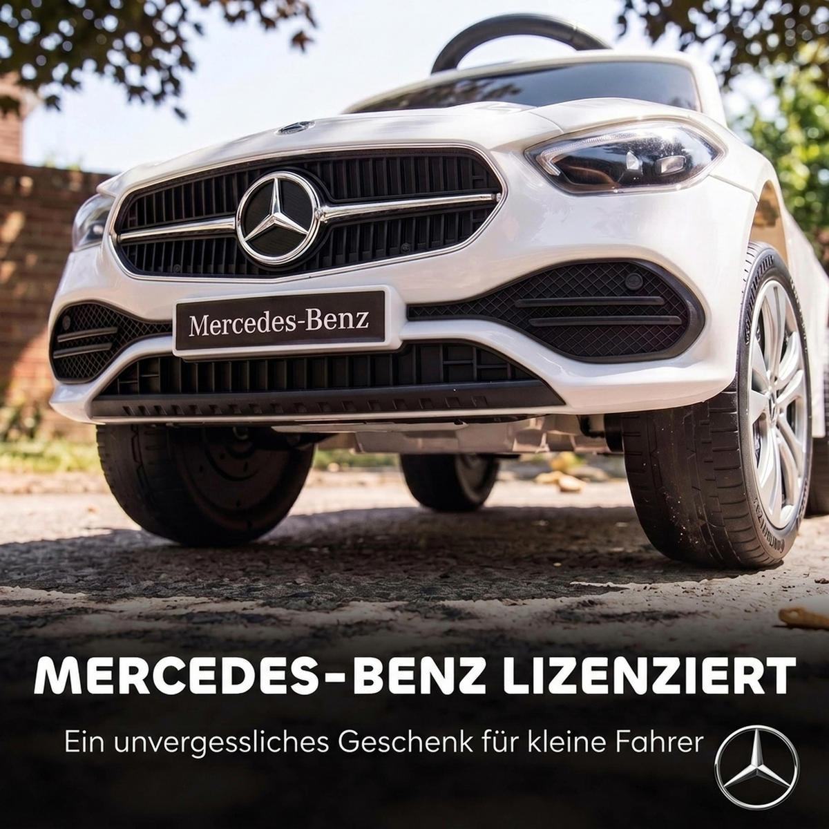 FAHRZEUGE zum Draufsitzen Weiß 83.0/40.0/90.0cm - Weiß, Metall (83/40/90cm)