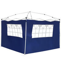 PAVILLON-SEITENTEIL Blau 1 Stück - Blau, Naturmaterialien (300/200cm) - GiPP