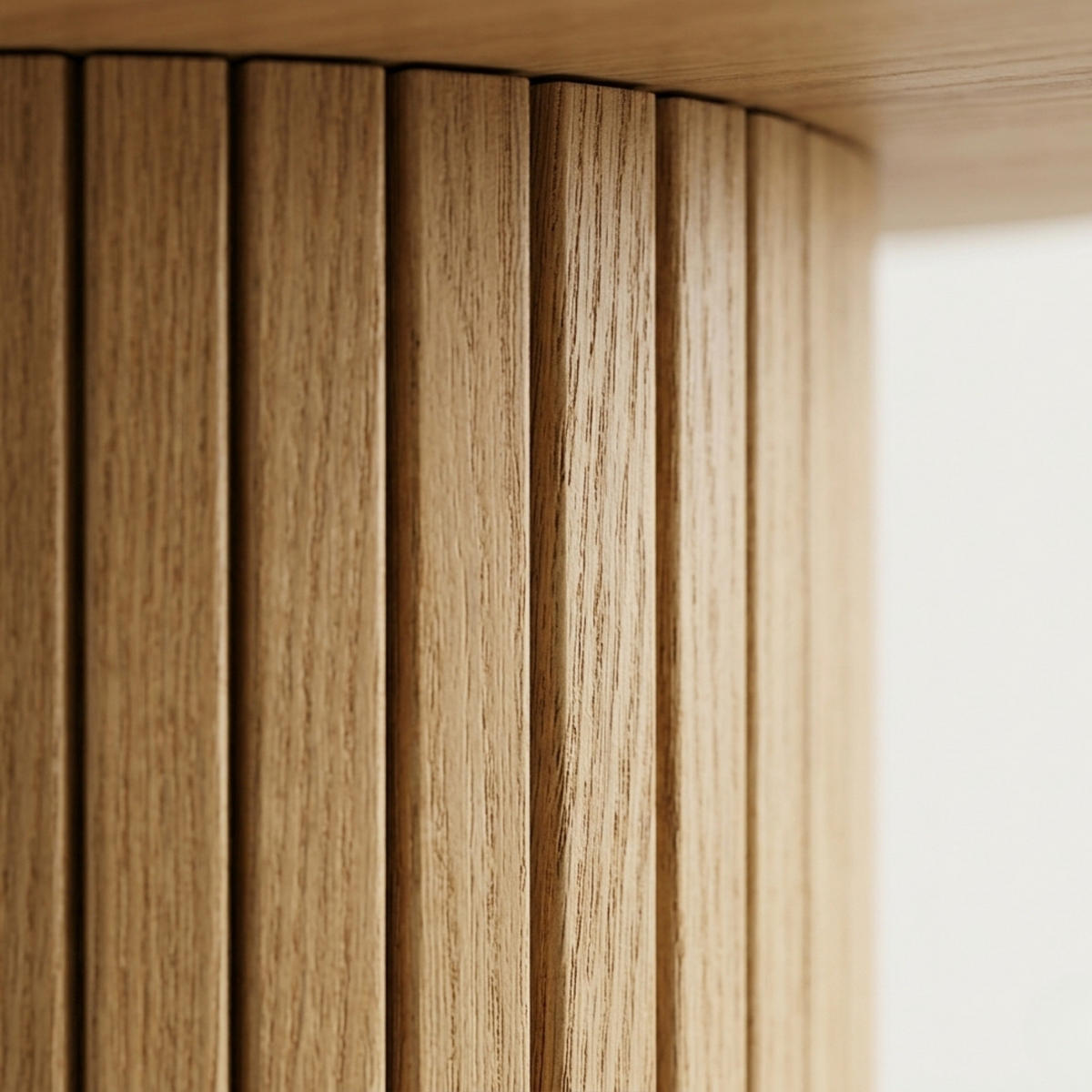 BEISTELLTISCH geriffelt Braun - Braun, Holzwerkstoff (45/45/50cm) - SCAVA