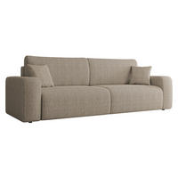 SCHLAFSOFA Piano Cord - Schwarz/Naturfarben, Holz/Kunststoff (245/82/92cm) - MIRJAN24