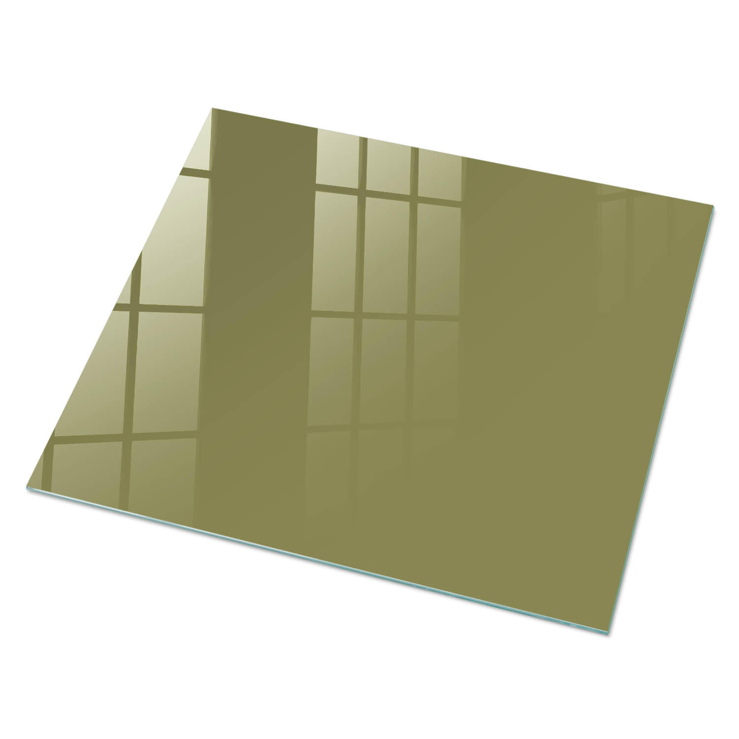 GLASPLATTE 80x60 cm – Grünes Gras - Beige, Glas (0.4/80/60cm) - ArtPrintCave
