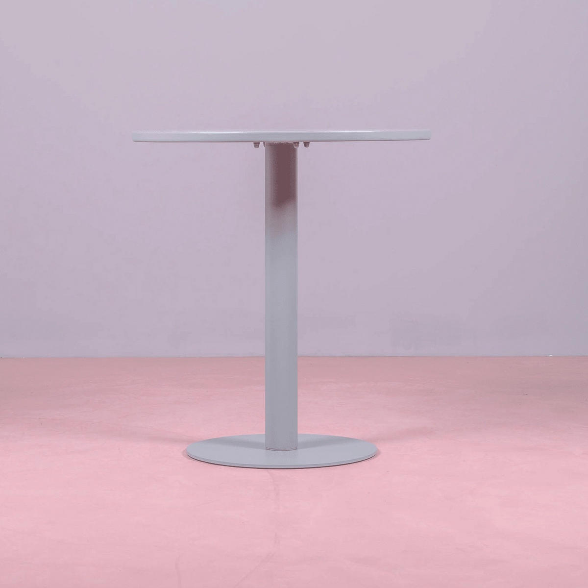 STEHTISCH Rund Grau 70/70/77 cm - Grau, Metall (70/70/77cm) - Nest Dream