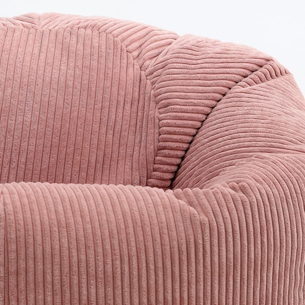 SITZSACK Klassisch Sessel aus Cord 2-tlg. - Pink, Textil (85/50/85cm) - icon