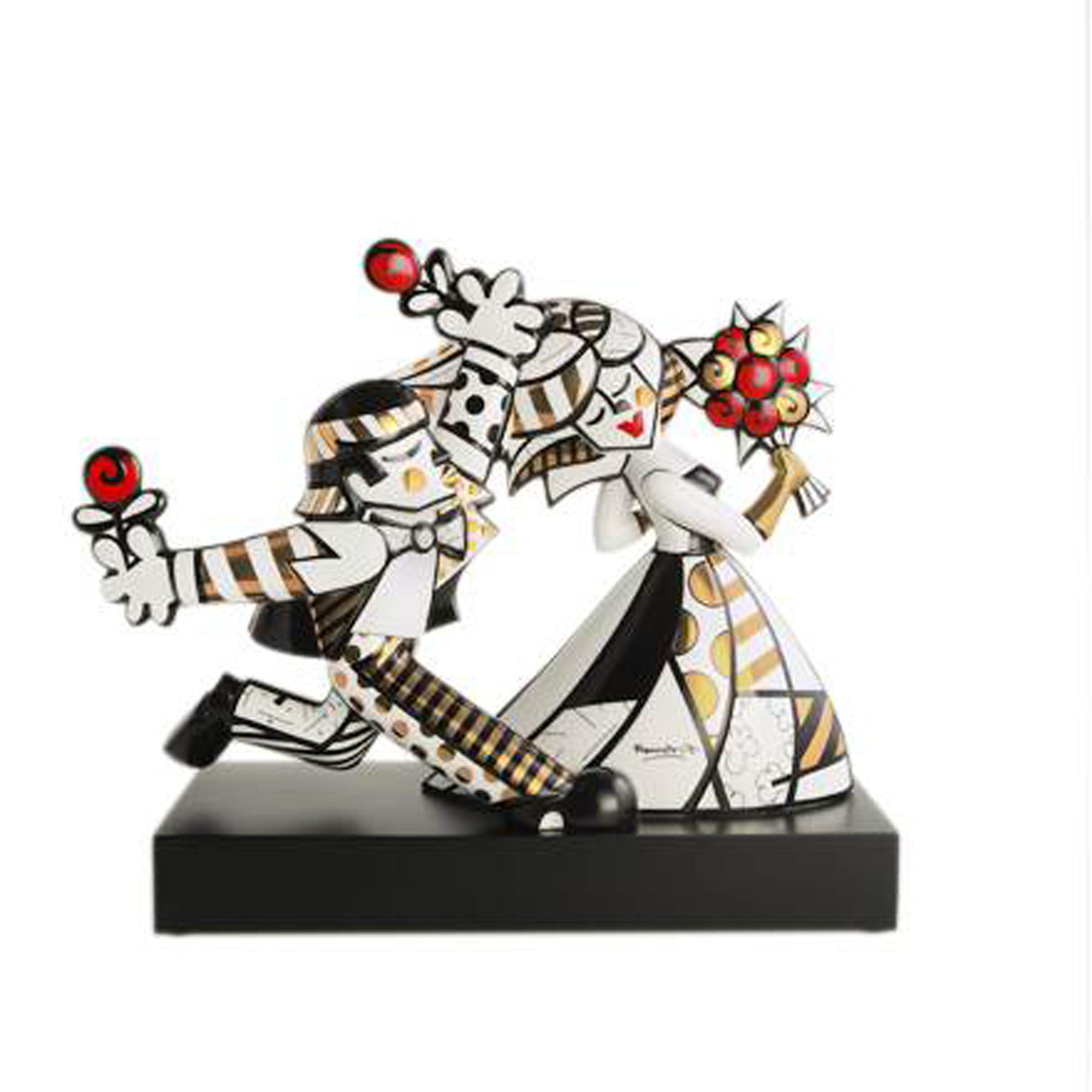 DEKOFIGUR Romero Britto Golden Follow Me, Porzellan - Multicolor, Keramik (17/41/48cm) - Goebel