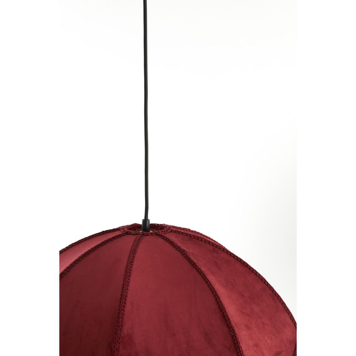 HÄNGELAMPE Malacia Rot 60/60/41 cm - Rot, Kunststoff (60/60/41cm) - Light & Living
