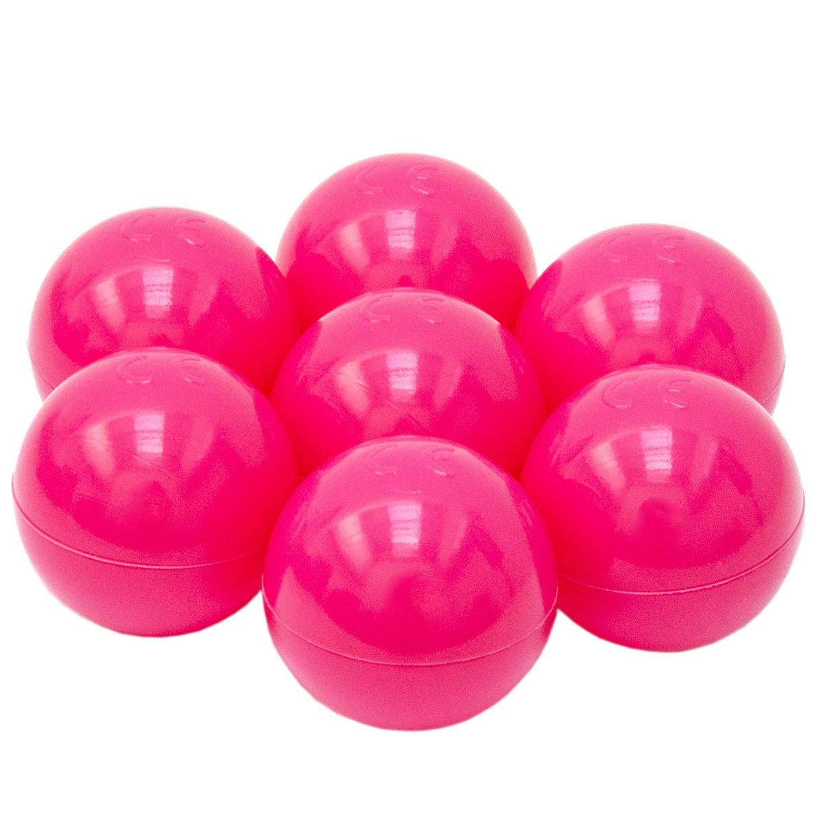 BÄLLEBAD-BÄLLE 50 Stück, Pink, 5.5 cm - Pink, Kunststoff (5.5/5.5/5.5cm) - Littletom