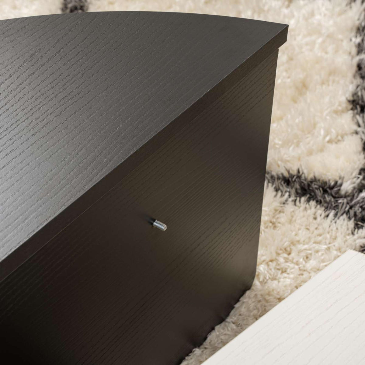 COUCHTISCH orion Blanc de bois - Weiß Hochglanz, Holzwerkstoff (9.5/90/35cm) - Calicosy