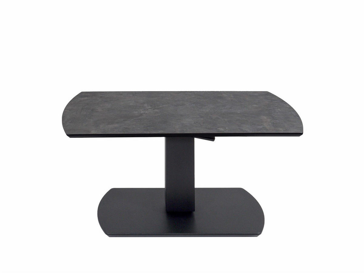COUCHTISCH höhenverstellbar Charine 100x48x62 HPL Anthrazit/Metal Rock - Schwarz, Holzwerkstoff (100/62/62cm) - 58aufmkessel